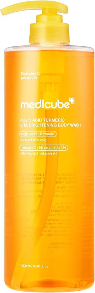 medicube Kojic Acid Turmeric Brightening Body Wash, 33.81 fl.oz | Amazon (US)