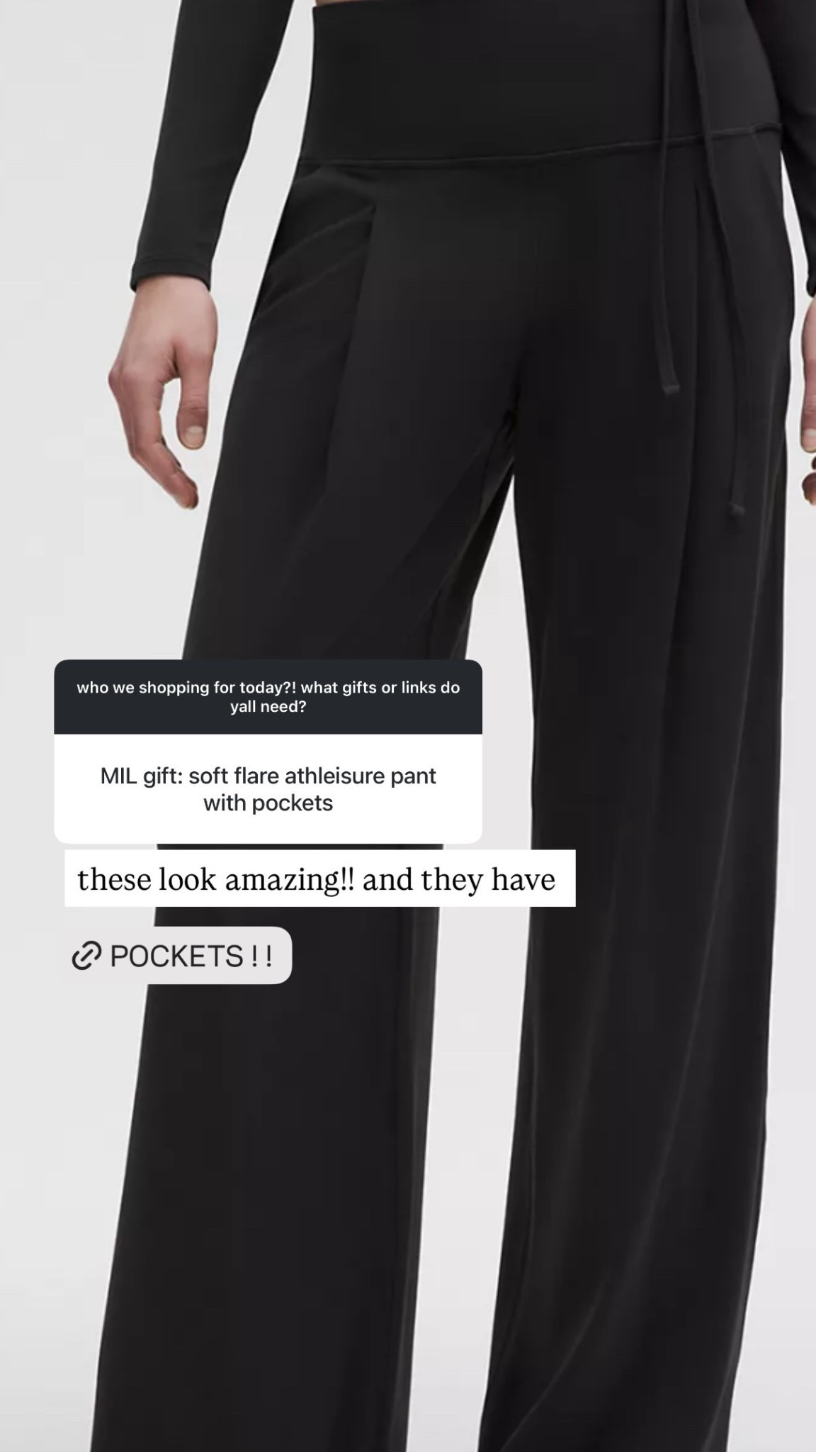 Perfect gift for any mom or MIL an athleisure trouser pant! 

#LTKActive #LTKGiftGuide #LTKmomlife