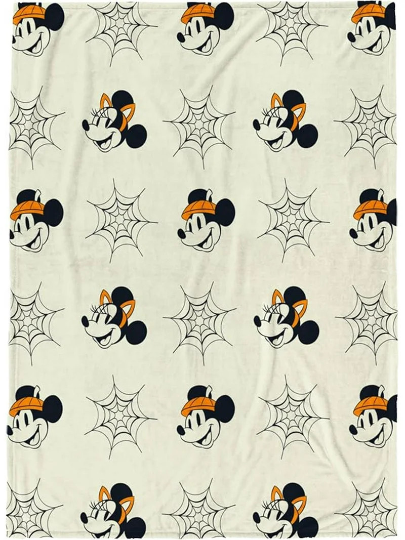 Minnie and Mickey Trick or Treat Halloween Holiday Throw Blanket, 60 x 70 | Walmart (US)