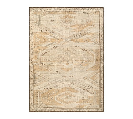 Melba Hand-Knotted Performance Rug | Pottery Barn (US)