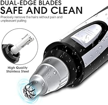 Ear and Nose Hair Trimmer Clipper - 2022 Professional Painless Eyebrow & Facial Hair Trimmer for ... | Amazon (US)
