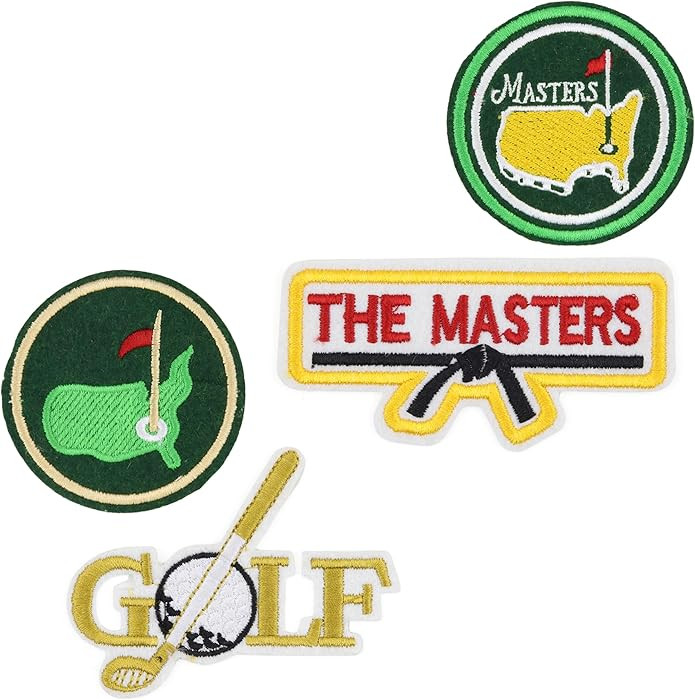 4 PCS Patch Golf Iron On Patches Jumpers Suits Patches Golf Patches Iron On Parches De Golf Caddy... | Amazon (US)