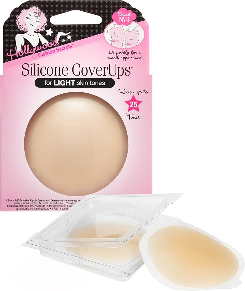 Hollywood Fashion Secrets Silicone Coverups, Hypoallergenic, Reusable, Washable, Gentle on Skin, ... | Amazon (US)