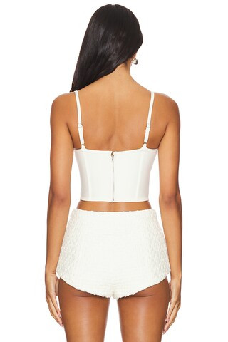 Gia Corset Top in White | Revolve Clothing (Global)