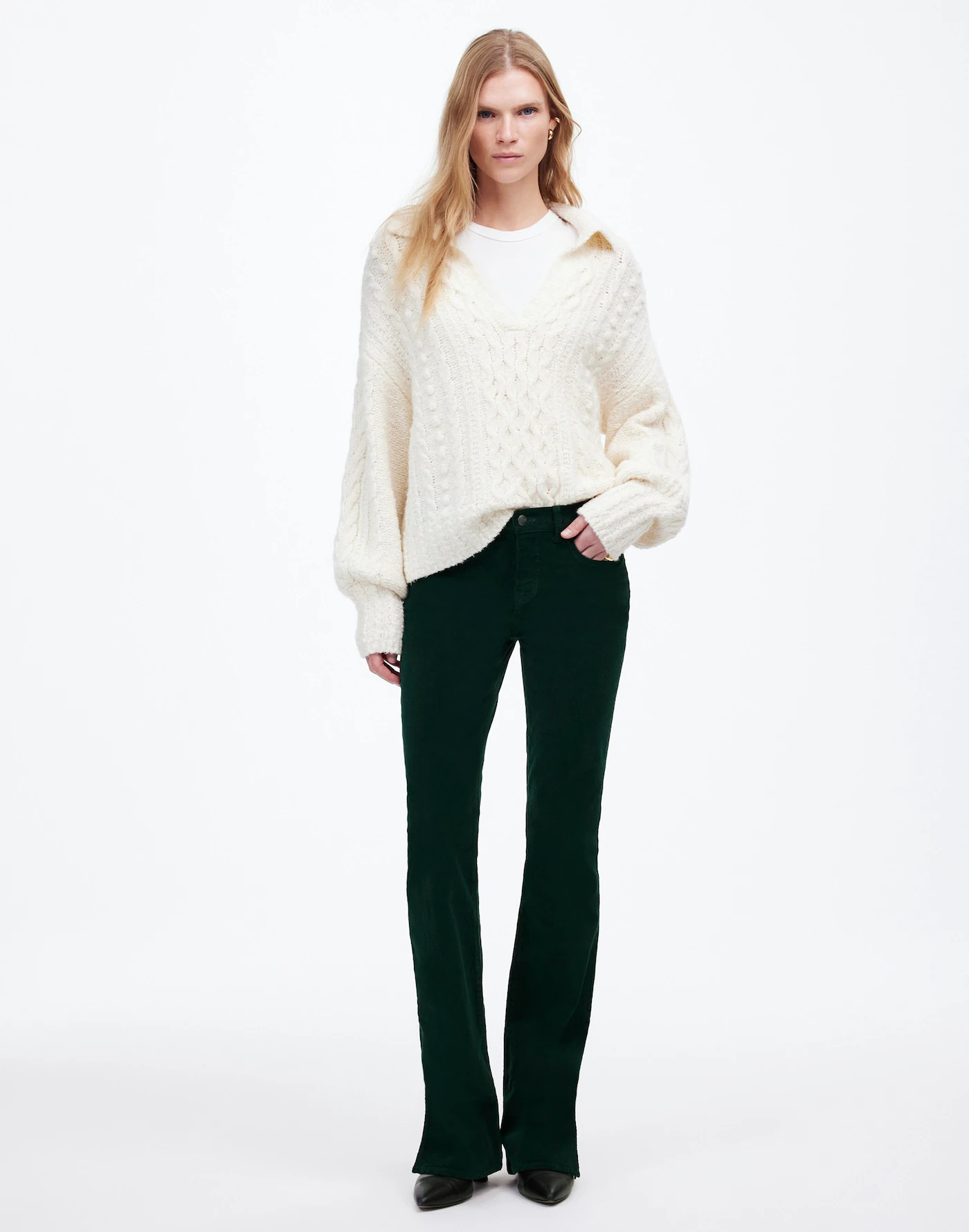 Kick Out Full-Length Pants in Garment Dye Corduroy | Madewell