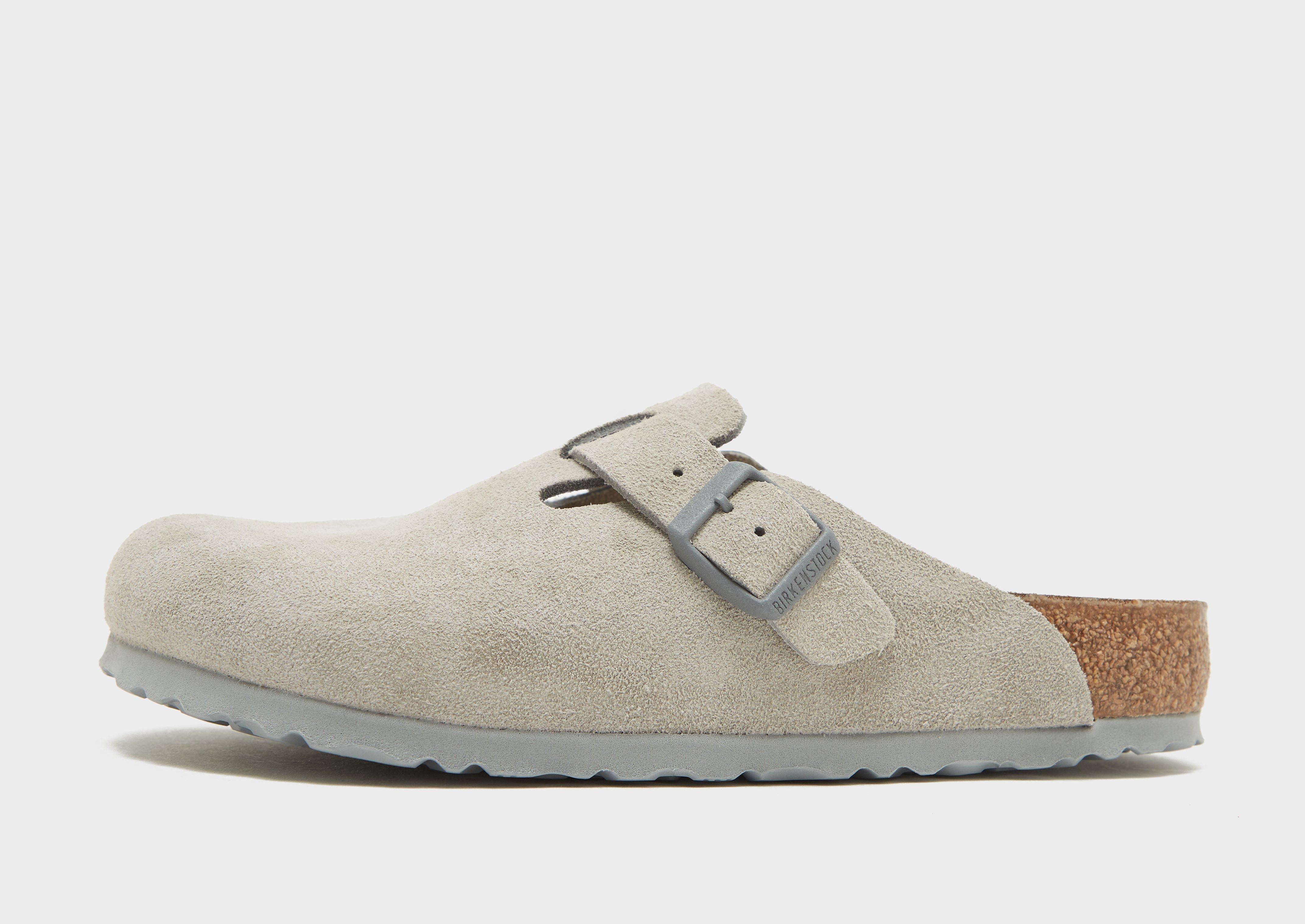 Grey Birkenstock Boston Soft Footbed Women's | JD Sports UK | JD Sports (UK)