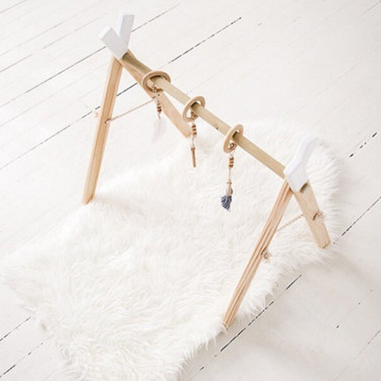 Clover & Birch Activity Gym – White | The Tot