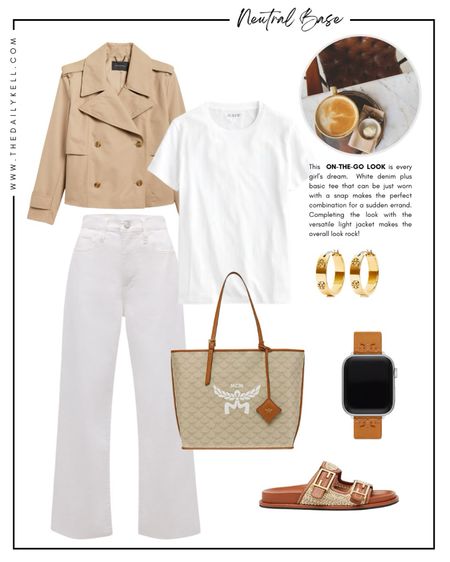 Seamlessly Chic: A white foundation, paired with a basic shirt and white denim, accentuated by a tan light jacket for an on-the-go look.

This easy to pull together look makes everything looked polished, even if it’s just for some quick errand runs. 

#LTKSeasonal #LTKstyletip #LTKover40