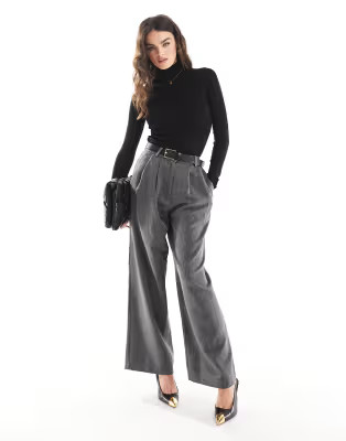 & Other Stories merino wool sheer high neck knitted top in black | ASOS (Global)