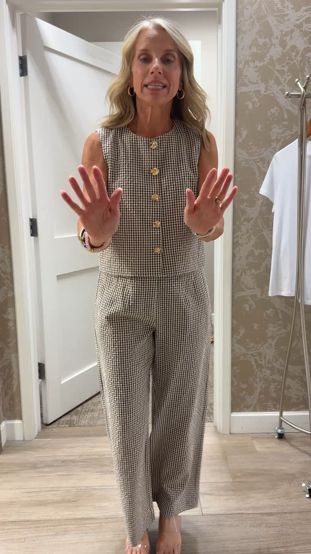 Wearing 4 but would size down to 2 
Super cute Antonio Milani set 
Workwear, showers, church

#LTKgrwm #LTKOver40 #LTKWorkwear