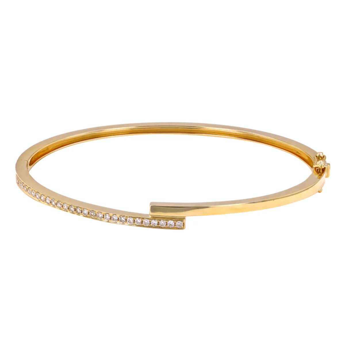 Gold and Diamond Wrap Bangle | AMO Jewelry by Ana Mari Ortega