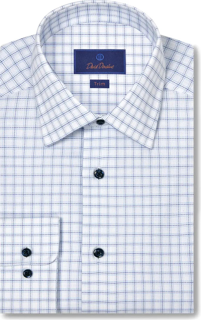 Trim Fit Royal Oxford Check Dress Shirt | Nordstrom