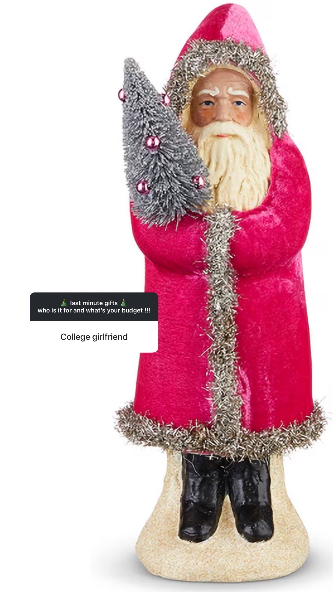 these velvet santa’s are so cute!! i love the hot pink 🩷✨🎄

#LTKGiftGuide #LTKSeasonal #LTKHoliday