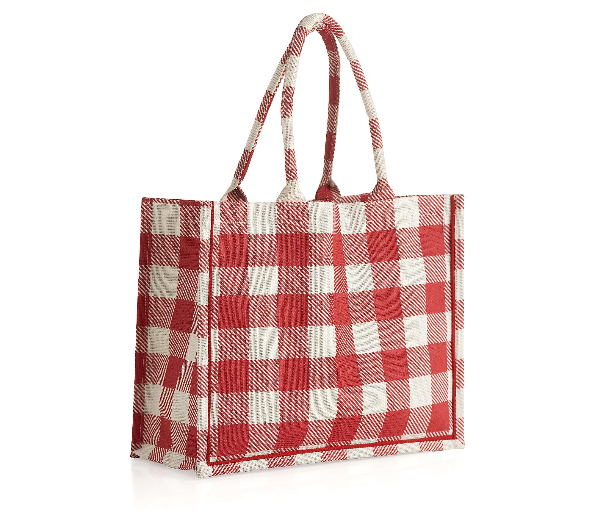 Shiraleah Dolly Gingham Tote | QVC