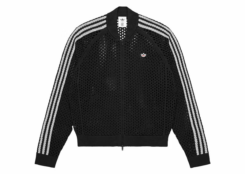Adidas x Edison Chen Crochet Track Top in Carbon | StockX