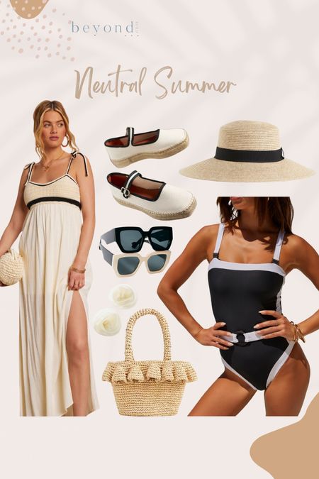 Neutral tones for a classy vacation outfit!

#LTKStyleTip #LTKSwim #LTKShoeCrush