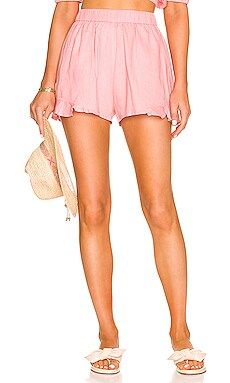 MINKPINK Peyton Shorts in Pink Rose from Revolve.com | Revolve Clothing (Global)