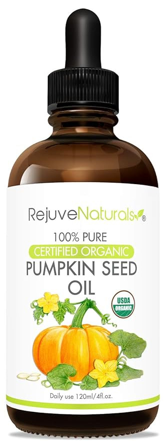 Organic Pumpkin Seed Oil (LARGE 4-OZ Bottle) USDA Certified Organic, 100% Pure, Cold Pressed. Boo... | Amazon (US)