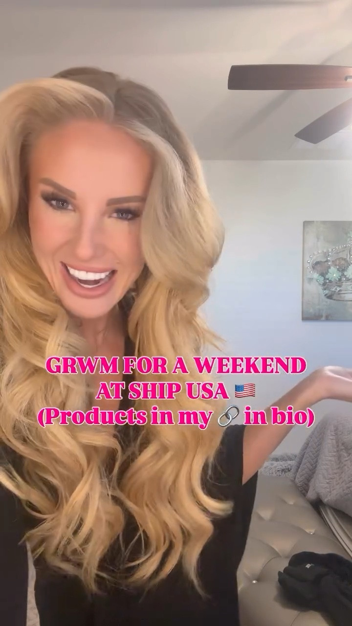 GRWM for a wild weekend @shipusaedmond and working it with my hubby!!! The entrepreneur life is not for the weak! All my glam is my link in my bio/LTK💁🏼‍♀️
•
•
•
#influencer #okcinfluencer #okc #glam #grwm #entrepreneurlife #investor #wife #shipusa #edmond #edmondok #fyp #ltk #ltkcreator 
#glam