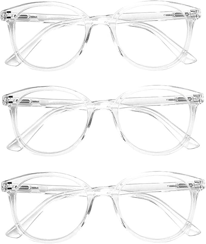 SIGVAN 3 Pack Reading Glasses Spring Hinge Stylish Readers Black/Tortoise for Men and Women | Amazon (US)