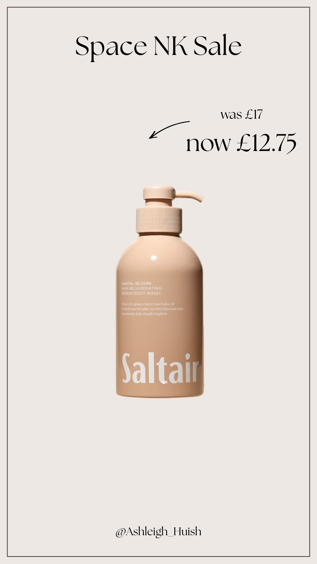 Space NK Sale, Saltair Santal Bloom Body Wash 

 #LTKCyberWeek #LTKuk #LTKsale