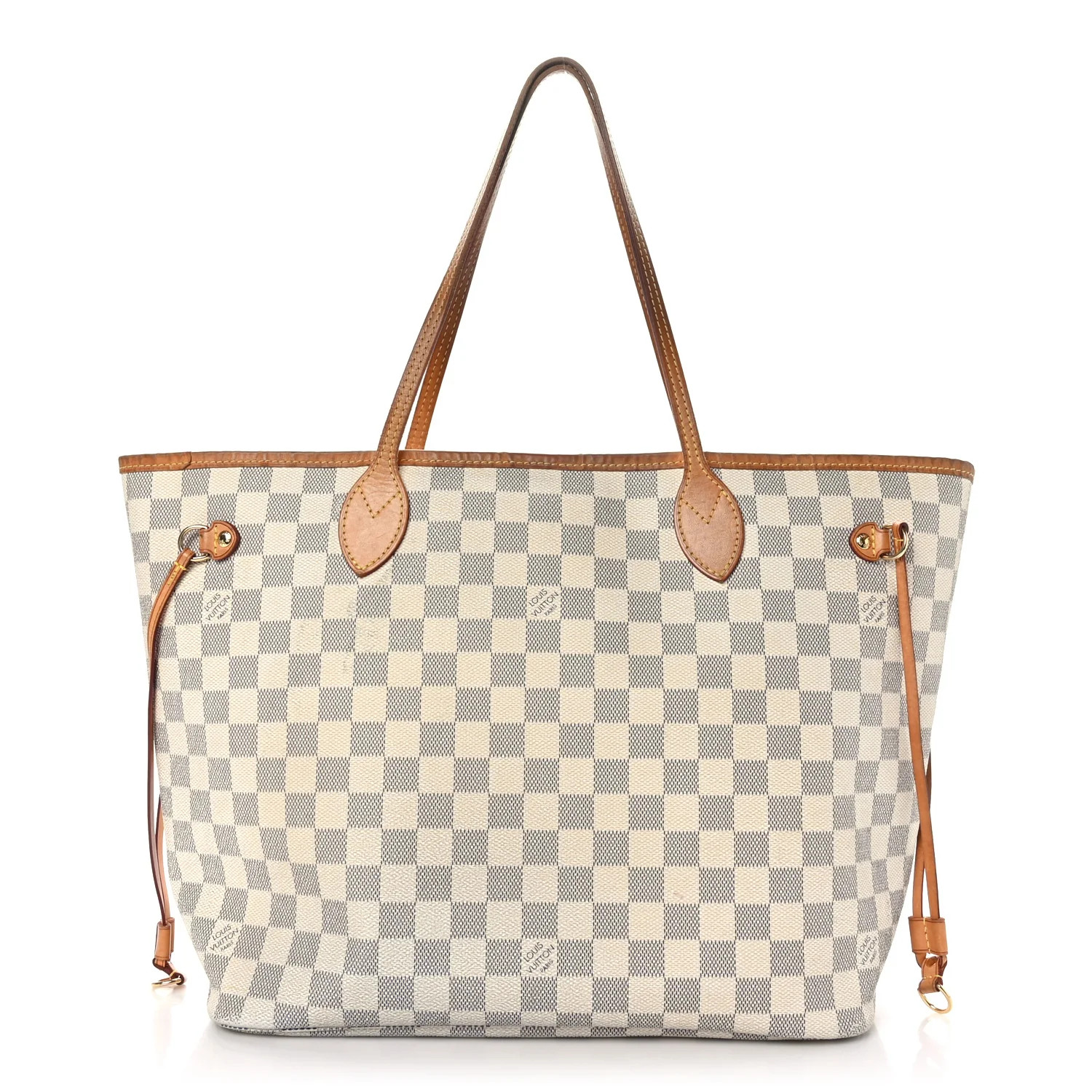 Damier Azur Neverfull MM | FASHIONPHILE (US)