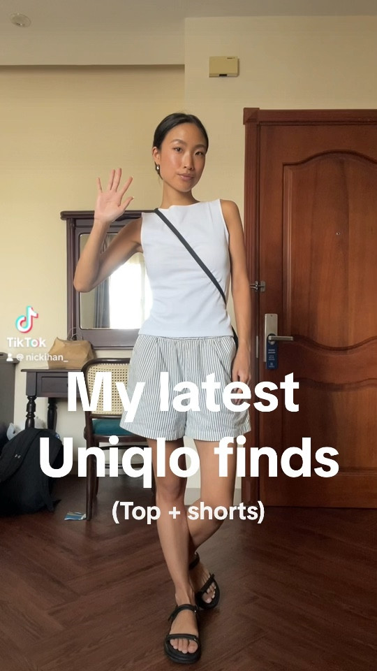 Uniqlo striped shorts 
