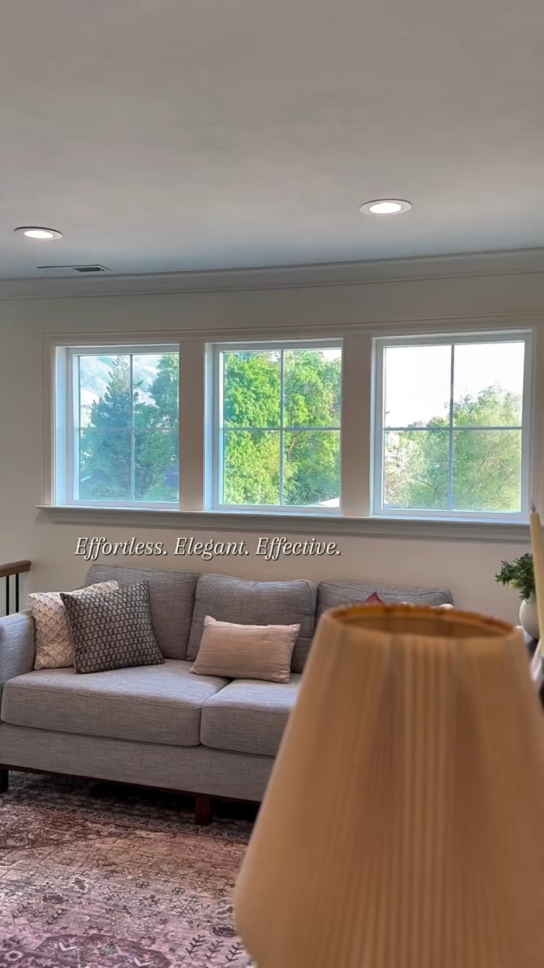 This loft got a major glow-up with the prettiest Roman shades from @tailorvibe_official 🤎 Easy to pull, completely blackout, and the brown tone adds the perfect warmth to this space. #gifted 

Roman Shade Info:
Fabric: Aura Blackout Double-sided Linen 
Color: Taupe Grey
Install: inside mount 
Cordless 

#tailorvibe #homedecor #windowtreatment #romanshades #homeinspo #loft #homestyle