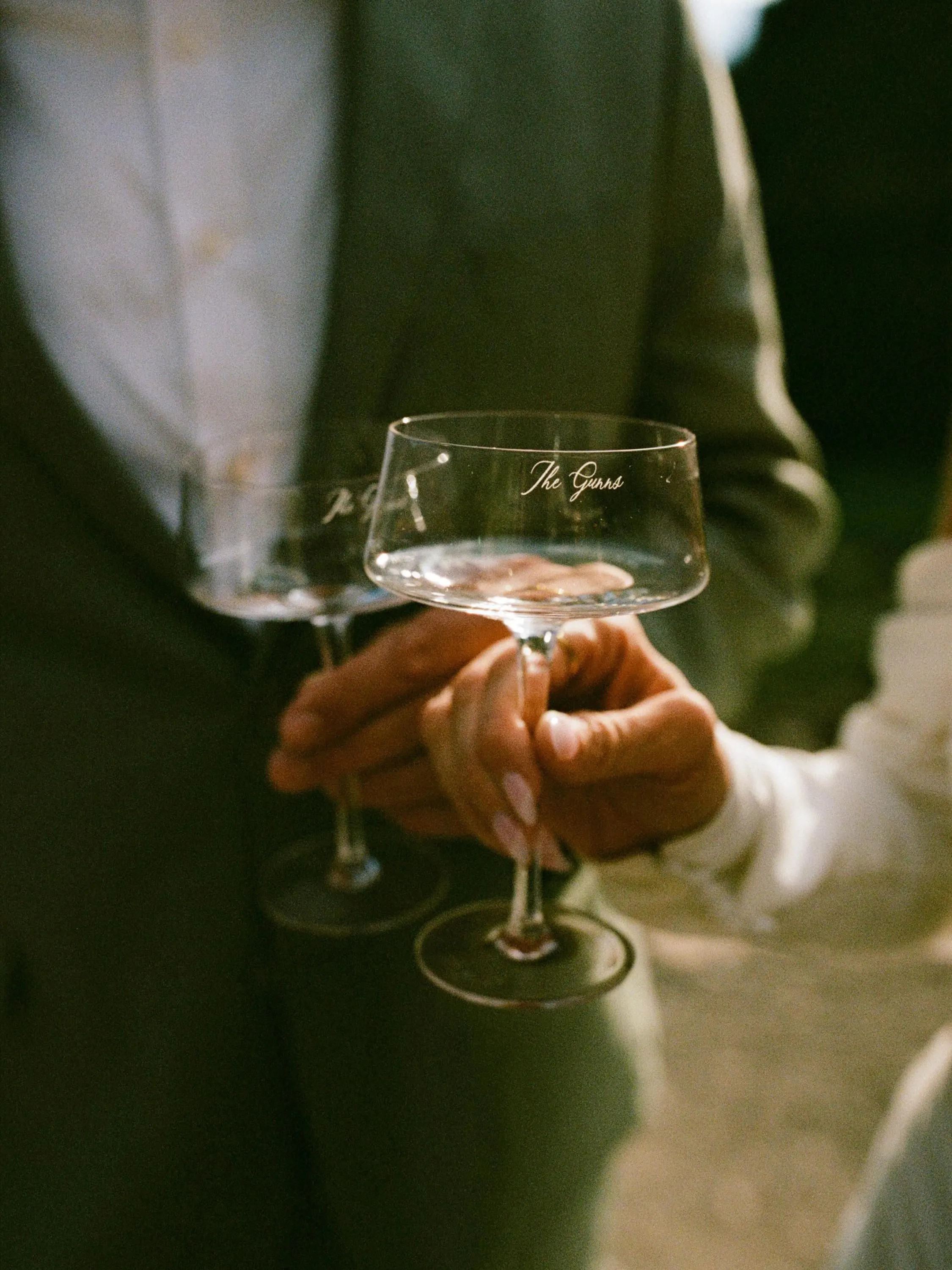 Personalized Champagne Coupe Glasses - Set of 2 Engraved Crystal Wedding Gifts - Etsy | Etsy (Global)