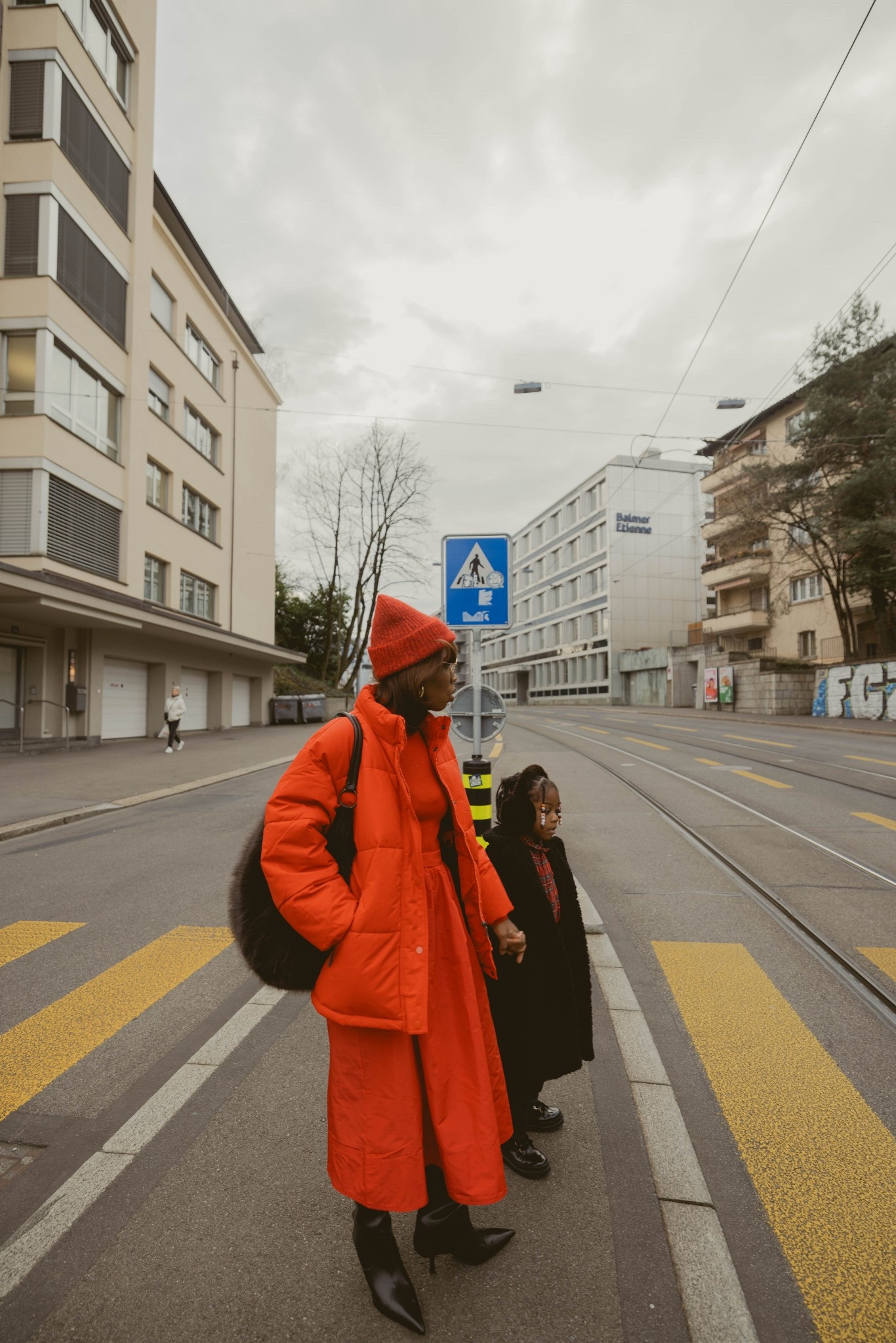 All red in Switzerland @jcrew 

#LTKmomlife #LTKootd