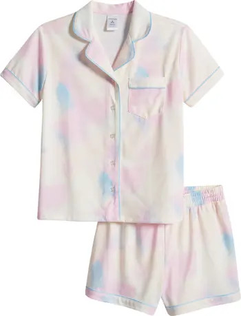 Nordstrom Kids' Print Two-Piece Short Pajamas | Nordstrom | Nordstrom