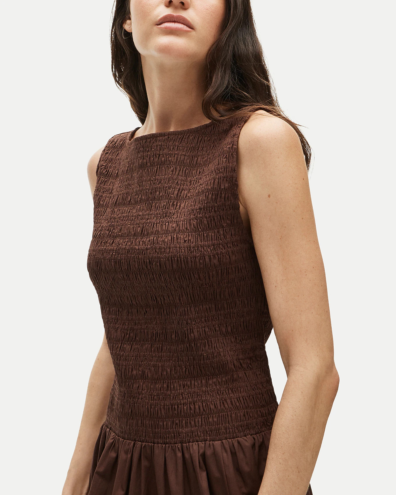 Lina smocked midi dress | J. Crew US
