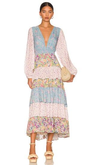 Dolly Ra-Ra Gown in Patchwork | Revolve Clothing (Global)