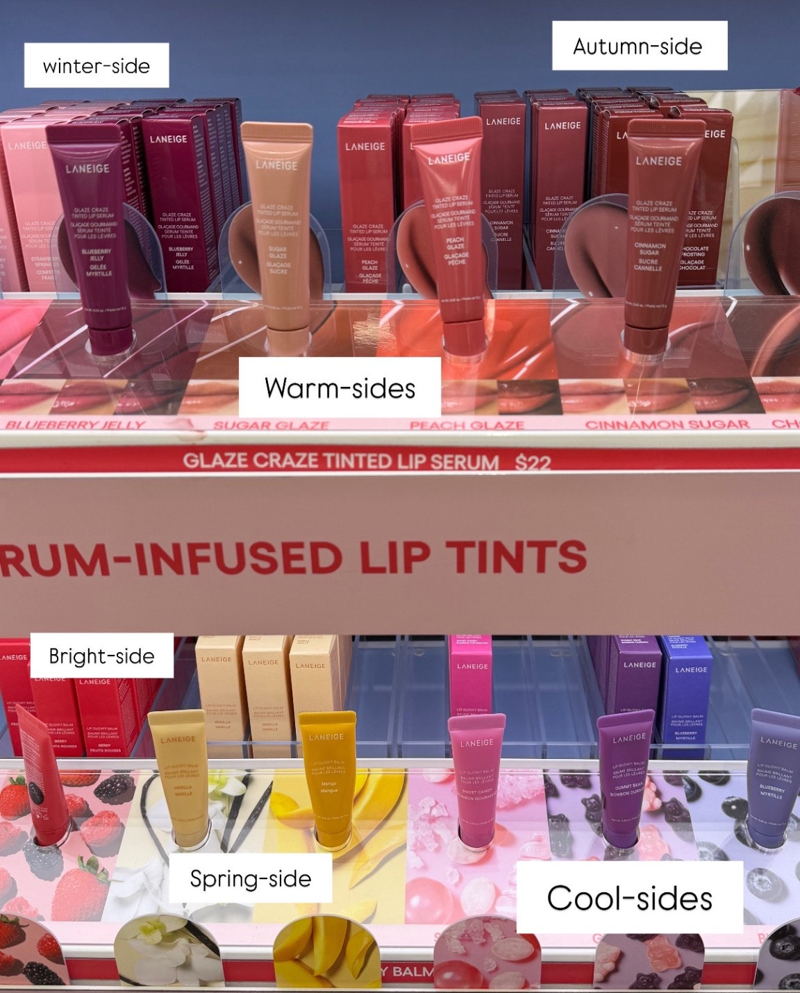 Lippy balms in your color analysis season!
