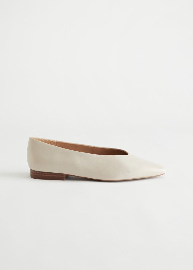 Pointed Leather Ballerina Flats | & Other Stories (EU + UK)