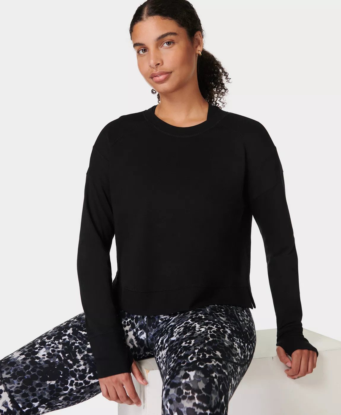 After Class Crop Sweatshirt | Sweaty Betty | Sweaty Betty UK