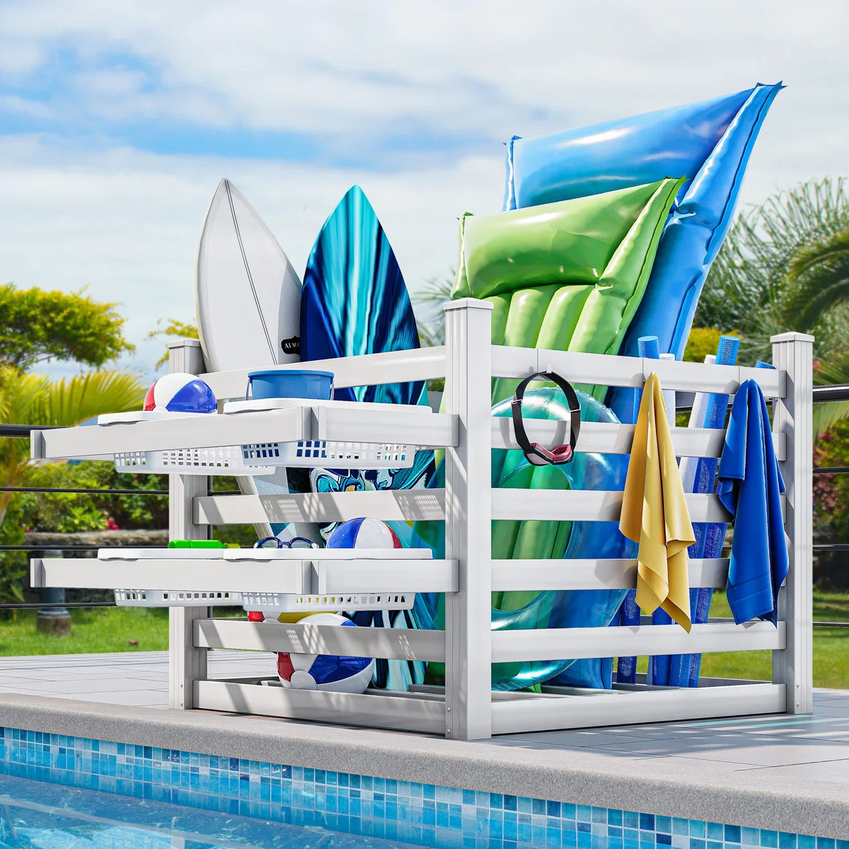 Balconera Outdoor Products Poolside Storage Organizer | Wayfair North America