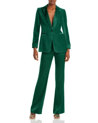 Breann Velvet Cuffed Blazer & Flare Pants | Bloomingdale's (US)