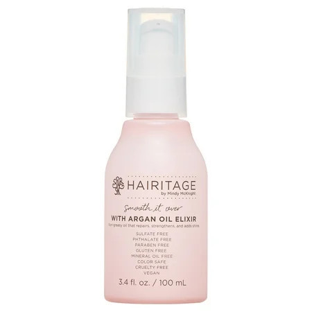 Hairitage Hair Oil with Argan and Avocado Oil for All Hair Types 3.4 Oz | Walmart (US)