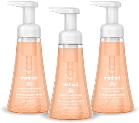 Method Foaming Hand Wash, Sandalwood + Cedar, 10 fl oz, 3 pack | Amazon (US)
