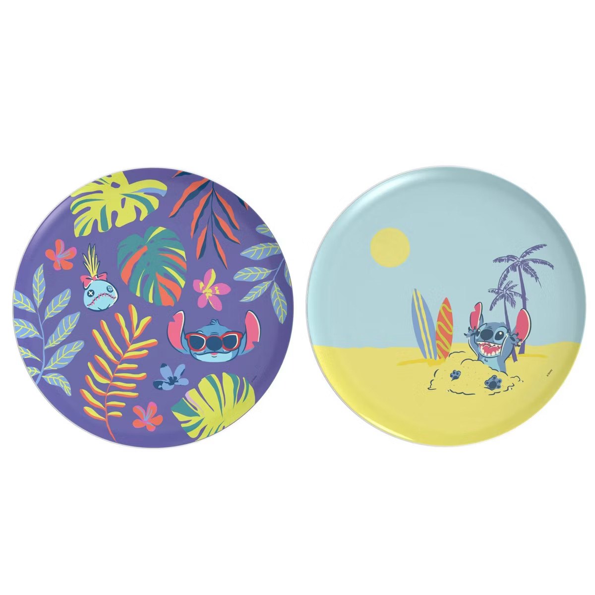 Zak Designs Disney Stitch 2pk 10" Melamine Dinner Plate Set | Target