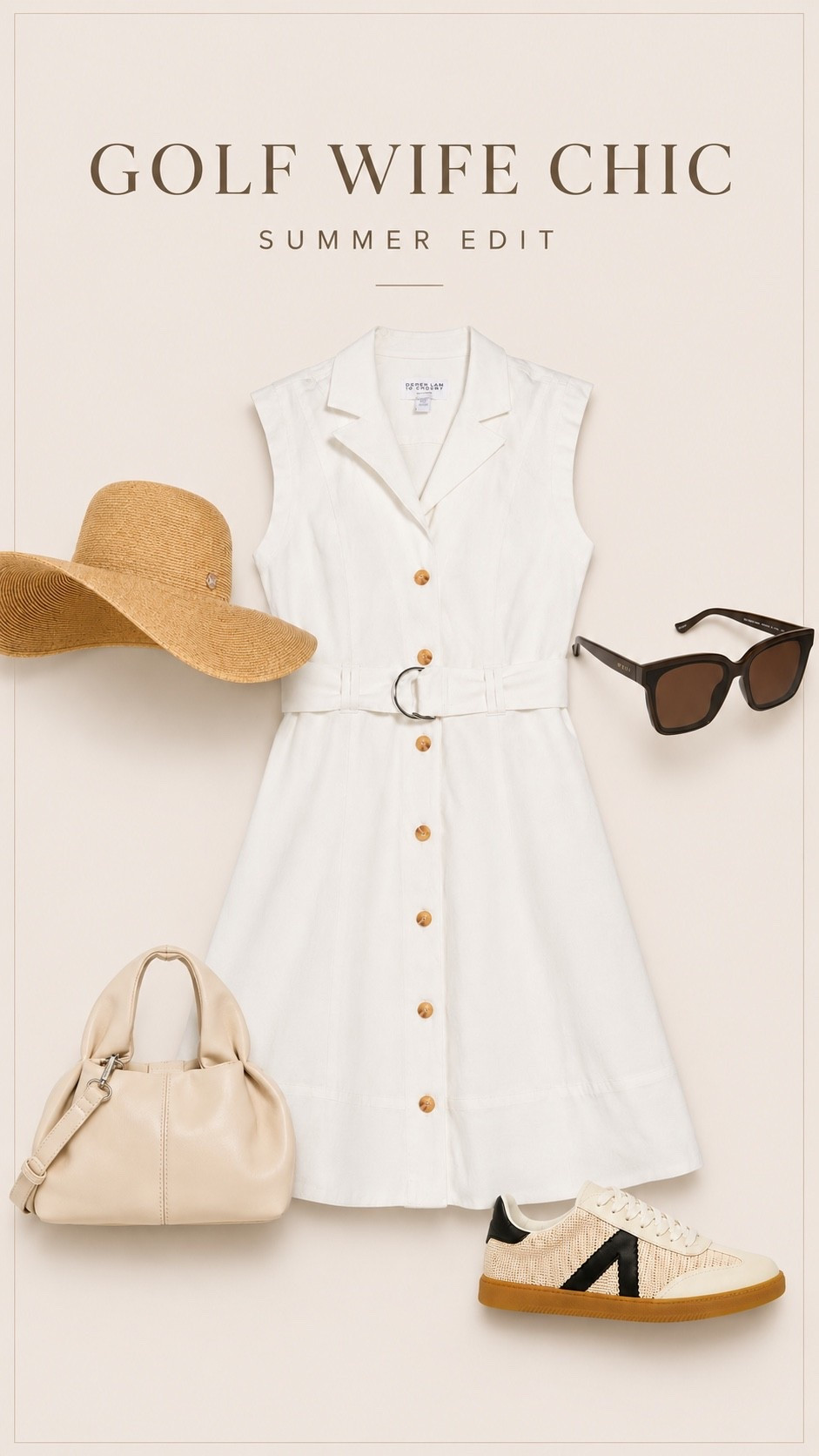 Golf wife chic, but make it effortless from @NordstromRack

A crisp white shirt dress, a woven sun hat, sleek sunglasses, a soft neutral handbag, and the perfect everyday sneaker. This is the kind of outfit that works from the golf club to lunch, errands, vacation, and everything in between.

If you’re building a quiet luxury wardrobe this summer, these are the timeless pieces worth investing in. Classic, polished, and endlessly wearable. #NordstromRackPartner #RackScore