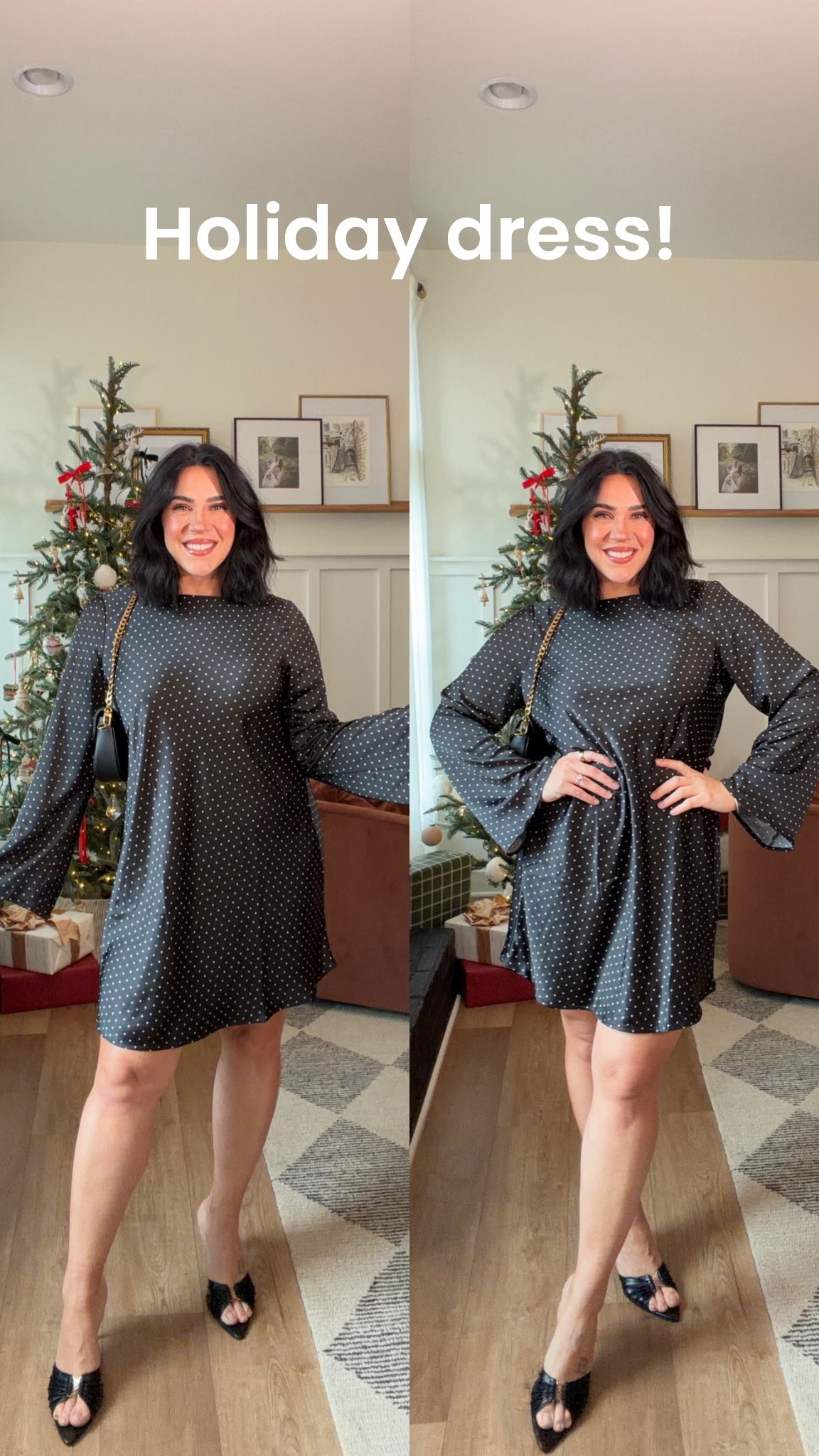 The perfect a line holiday dress, forgiving, doesn’t cling and very nice quality. My size L 

#LTKMidsize #LTKFindsUnder50 #LTKHoliday