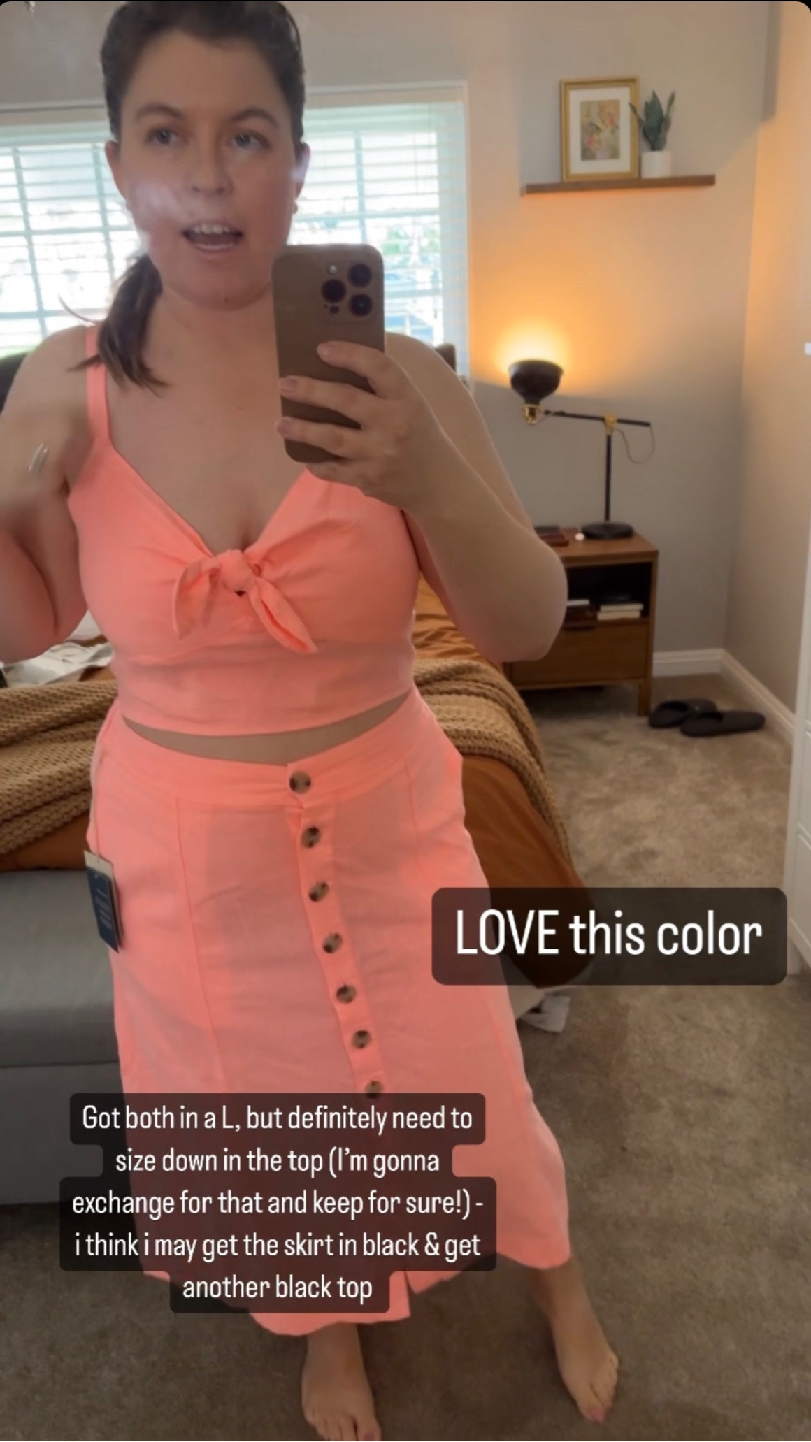 Obsessed with this matching top/skirt combo from Target - wearing L in both (would maybe size down in top). Typically size L in tops, 12/14 pants. All finds from my latest Target haul linked below. 

Summer outfit, vacation outfit, pool outfit, vacation look, summer skirt, Palm Springs outfit, bachelorette outfit, Cabo outfit, affordable summer outfit

#LTKFestival 

#LTKFind #LTKSeasonal