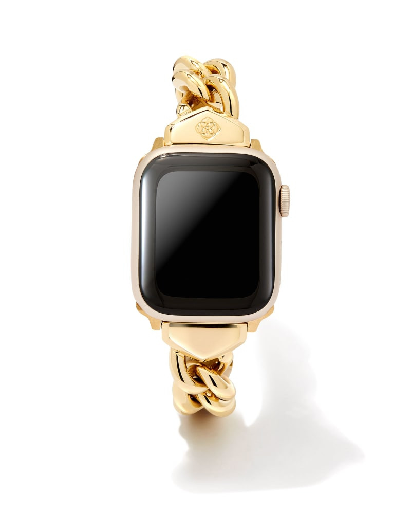 Kendra Scott Whitley Chain Watch Band in Tone Stainless Steel | Gold | Kendra Scott