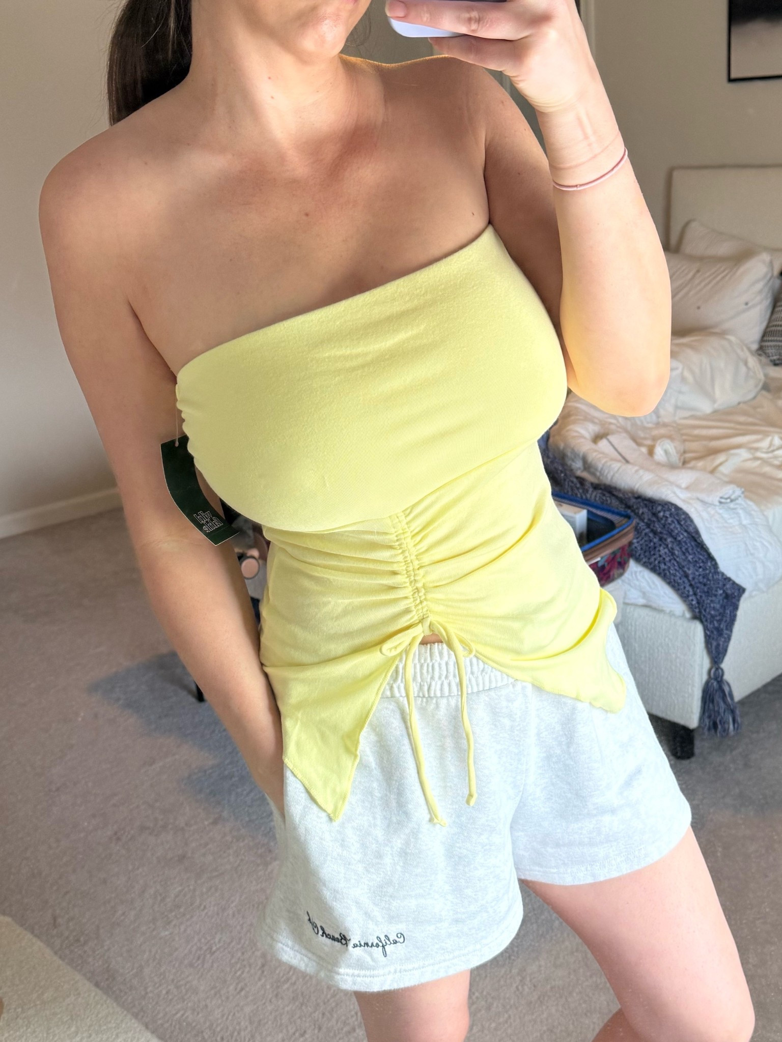 $12 tube top comes in 5 colors. Wearing a mediumm

#LTKStyleTip #LTKMidsize #LTKFindsUnder50