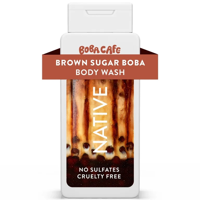 Native Body Wash, Limited Edition Brown Sugar Boba, Sulfate Free Body Wash for Women & Men, Boba ... | Walmart (US)