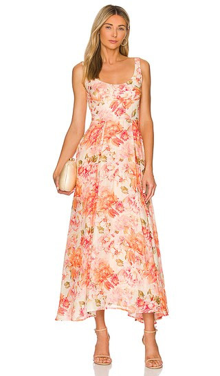 Evie Dress in Orange Multi | Revolve Clothing (Global)