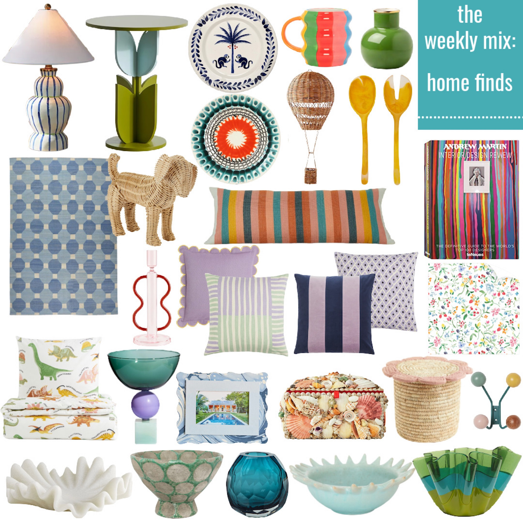 The Weekly Mix: Home Finds. 👋 Kelley here. I intended to get this post up last week, but ended up getting 🤒 and was down for the count. Feeling much better now, and I’m excited to share some of our favorite home finds over the last week. We’re a little all over the place with these funds, but there are some good ones. Hope you love it and as always happy shopping! 🛍💕🛍




#themaximalistmix #theweeklymix #theweeklymixhomefinds #homedecortrends #colorfulhomefinds


*Most items are linked on our LTK. Items not linked will be in our stories. Please dm if you need a link.*


#LTKFind #LTKstyletip #LTKhome