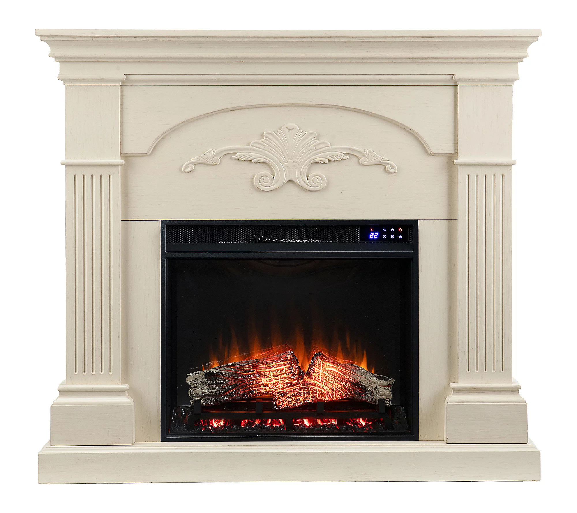 SEI Sicilian Touch Screen Electric Fireplace | QVC